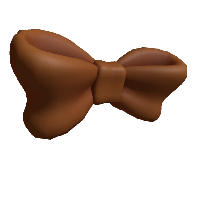 Large Brown Bow Tie