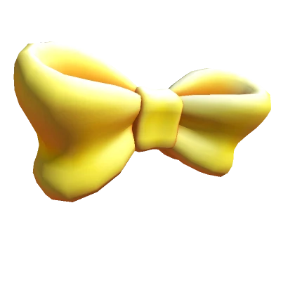 Large Gold Bow Tie