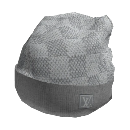 Grey Authentic LV Neo Petit Damier Beanie