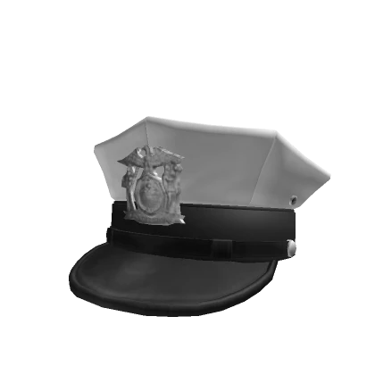 Police Officer Cap White