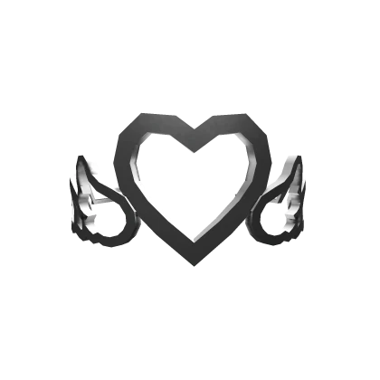 Silver Heart Crown tiara