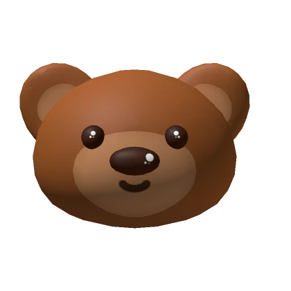 Cute Brown Teddy Bear Mask