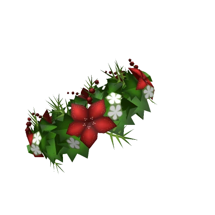 Poinsettia Bun Wreath