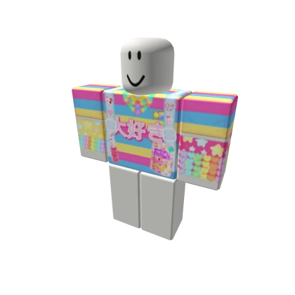 kawaii decora harajuku pink blue yellow