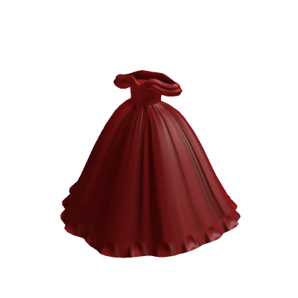 Christmas Princess Red Ball Gown Dress