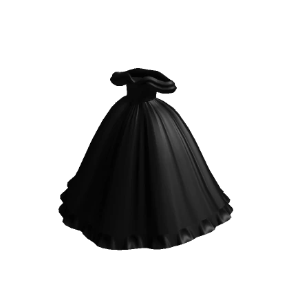 Princess Black Ball Gown Dress