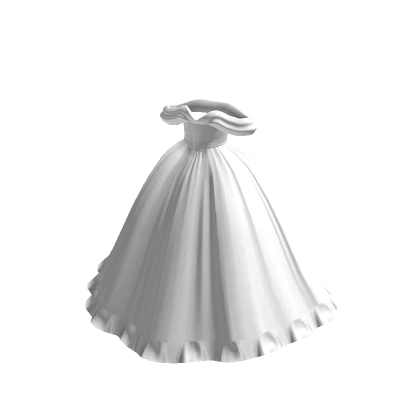 Princess White Ball Gown Dress