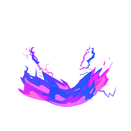 Fire Electric Aura (Purple)