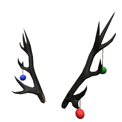 brown christmas antlers