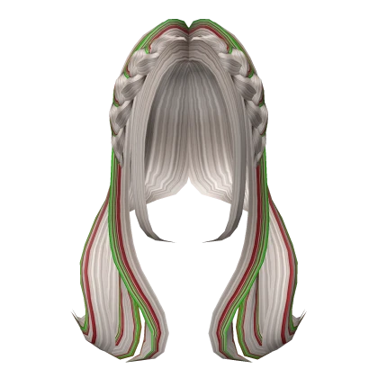 Y2k Majestic Half Up Braids [Holiday Ash Blonde]