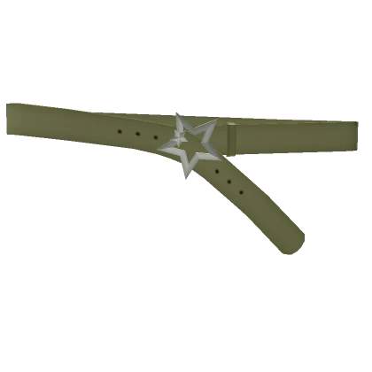 Y2K Star Belt 1.0 (Olive)