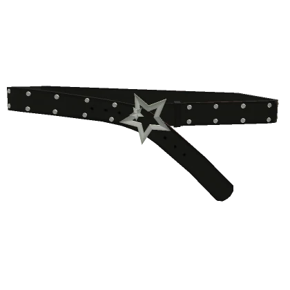 Y2K Studded Star Belt 1.0 (Black)