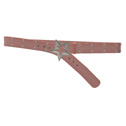 Y2K Studded Star Belt 1.0 (Pink)