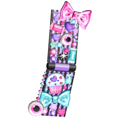 Pastel Decora Goth Flip Phone
