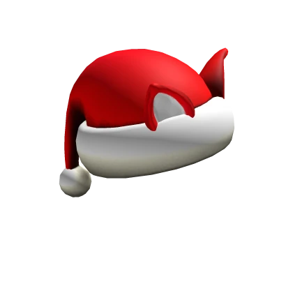 Santa Hat with Cat Ears