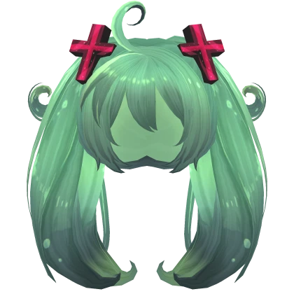 Rotten Girl Miku Anime Fluffy Twintails Glowing