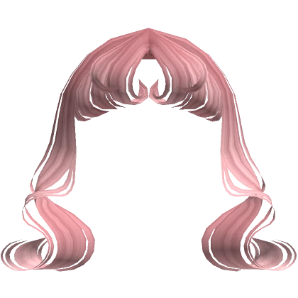 Flowy Heart Anime Bangs Pink