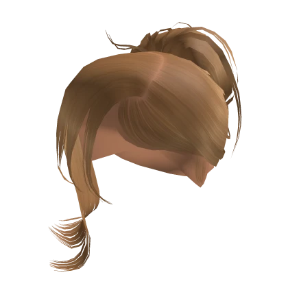 Side Bangs W/ Bun [Blonde]