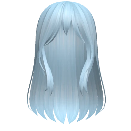 Long Blue Anime Hair