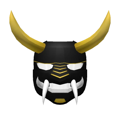 Devilish Golden Oni Mask