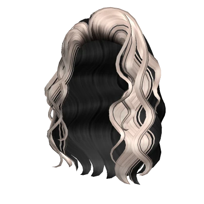 Voluminous Two-Tone Waves in Black & Blonde