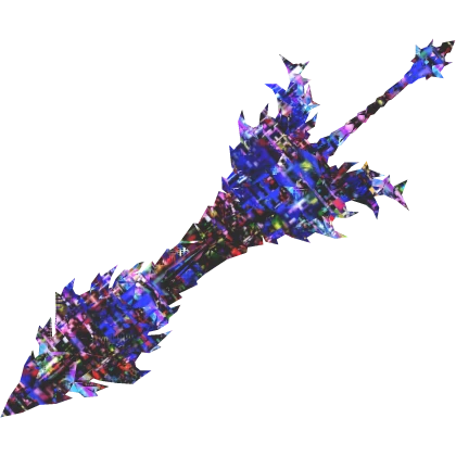 Blue VHS Glitch Sword [Animated]