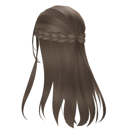  ♡ Long Flowy Braided Anime Hair in Light Brown