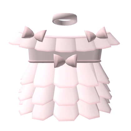 💟3.0 Pink Creepy doll dress with ruffles