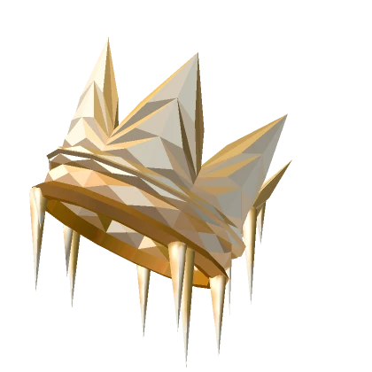 Gold Floating Frozen Crown