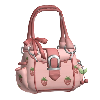 igari harajuku y2k heisei pink strawberry bag