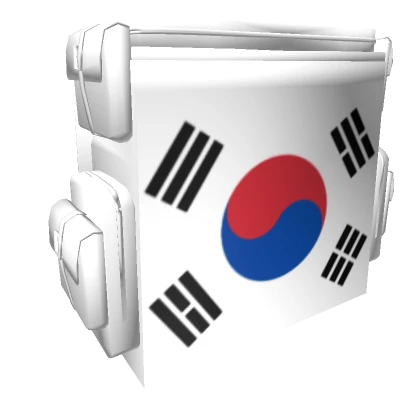 South Korea Backpack World Globe Flag