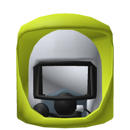 Yellow Hazmat Helmet Mask