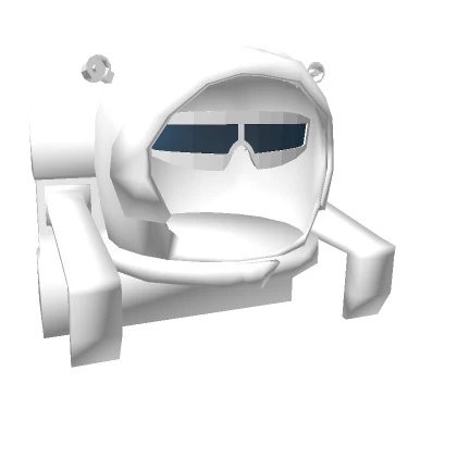 White Military Astronaut Helmet Glasses Backpack