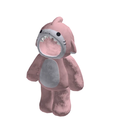 🍀Cute Shark Plushie Onesie (Pink)