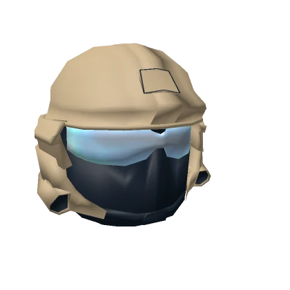 Tan Military Army Navy Helmet Visor Mask Goggles