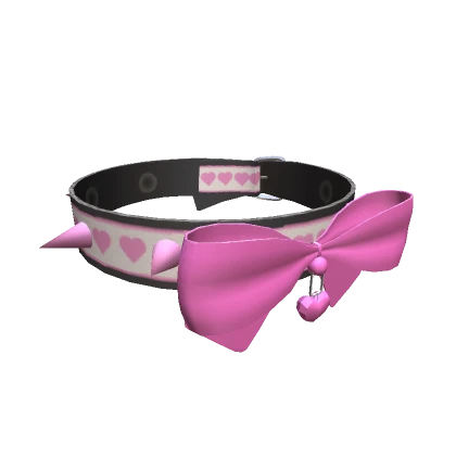 Black & Pink Kitten Choker - 1.0