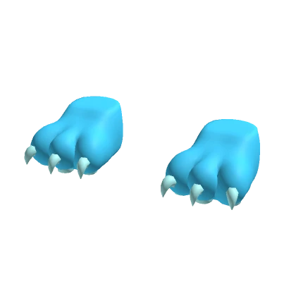 Blue Cat Slippers