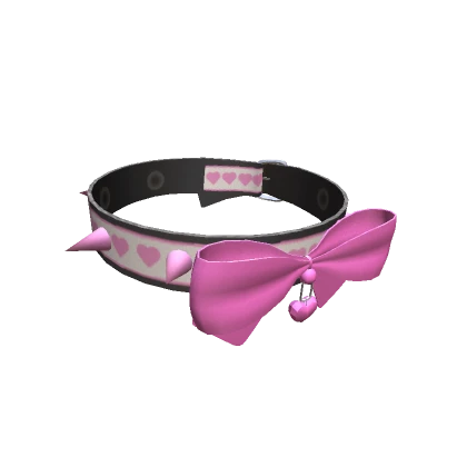 Black & Pink Kitten Choker - 3.0