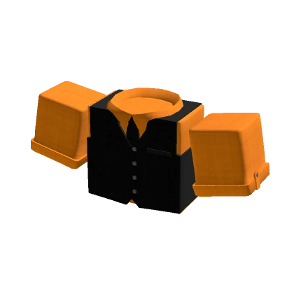 Orange Shirt & Formal Black Vest {1.0}