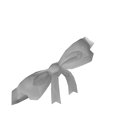 Ribbon Bow Eyepatch White