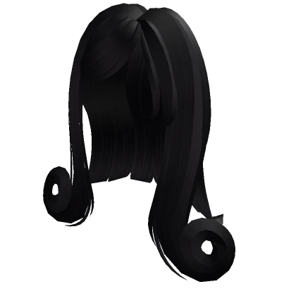 Black Elegant coiled hair