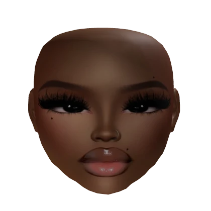 [TS] Baddie dark makeup head mesh