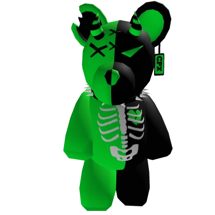 Green Skeleton Bear