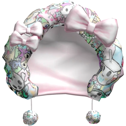 Gyaru Pearly Tokidoki Fur Lined Pink Winter Hood