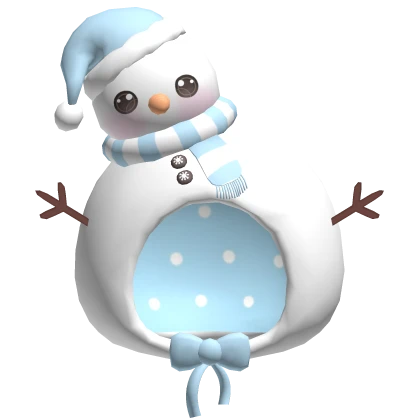 Cutesy Snowman Hood Holiday