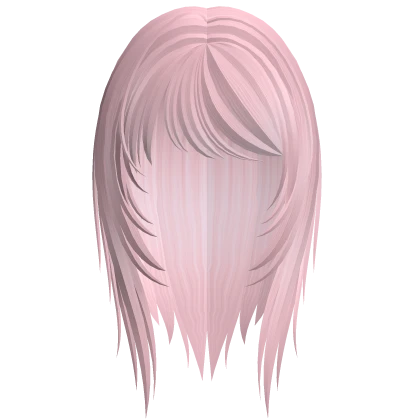 wispy emo scene hair (pink)