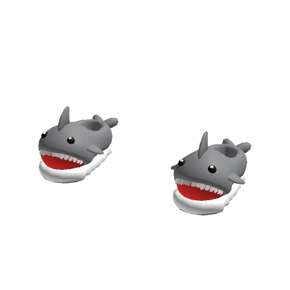 baby Shark Slippers  Grey Shark Shoes!