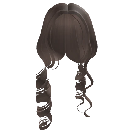 Milky Brown Cute Girl Hair With Curls