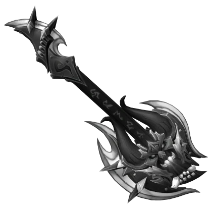 Metallic Black Guitar Axe