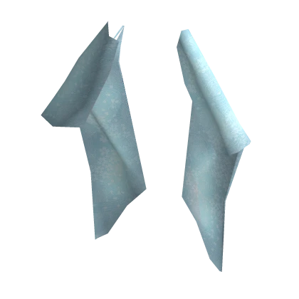 🌊 Light Blue Kimono Furisode Sleeves